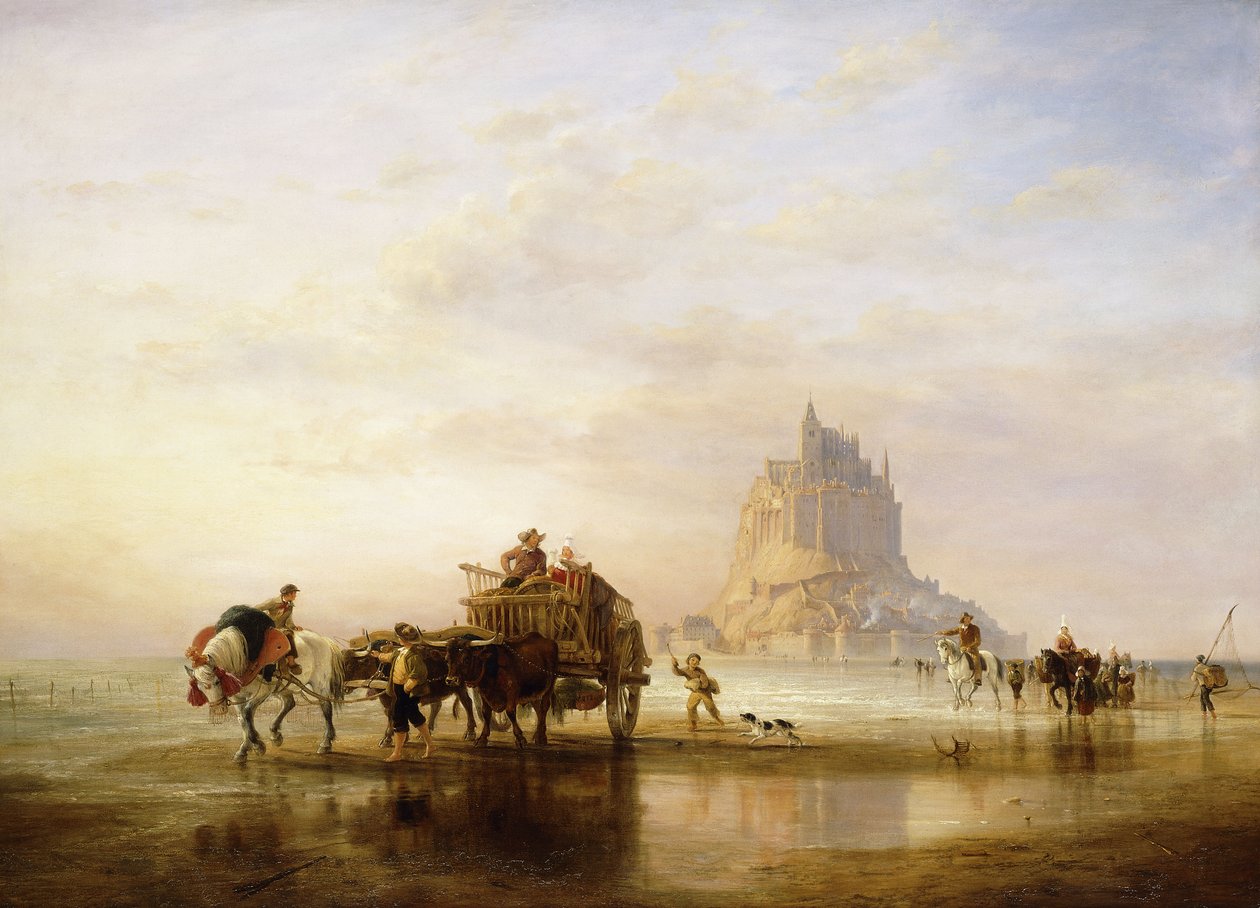 Mont St. Michel, 1840 de Edward William Cooke