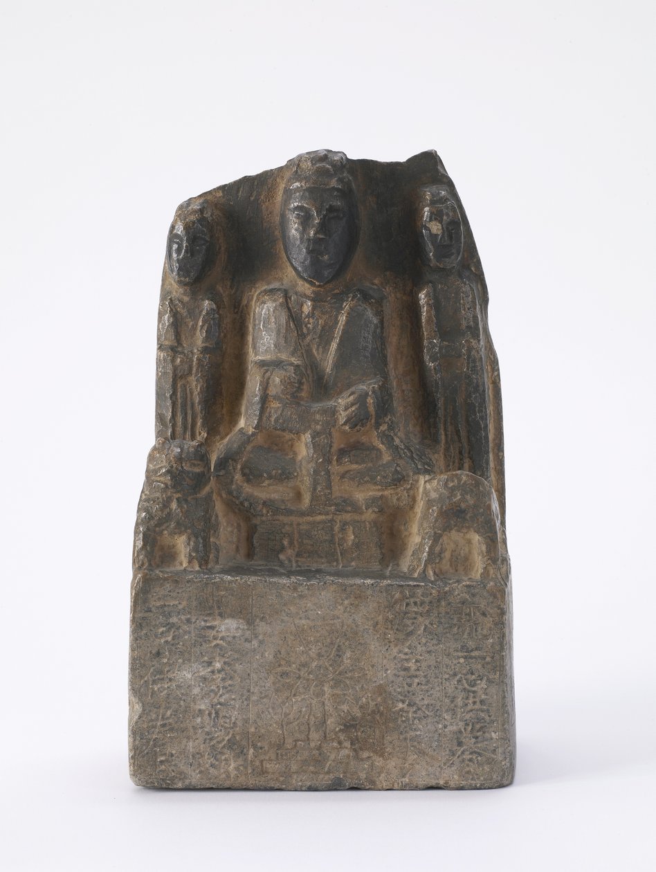 Trindade votiva taoísta, 642 de Tang Dynasty Chinese School