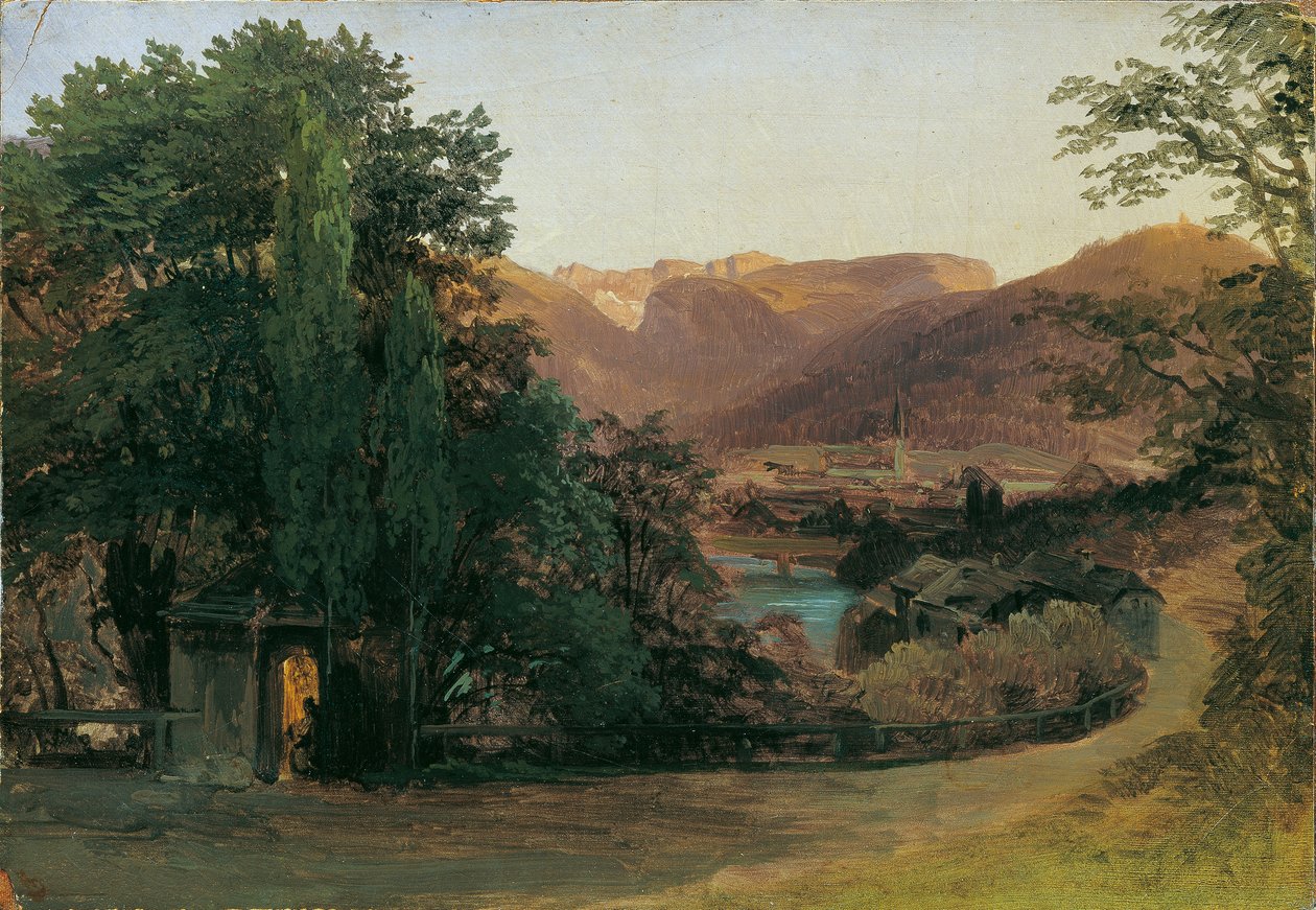 área perto de Ischl de Thomas Ender