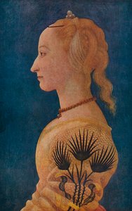 Retrato de uma senhora, c1465 de Alesso Baldovinetti