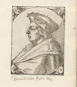 Retrato de Henrique VIII, Rei de Inglaterra e Irlanda de Anonymous