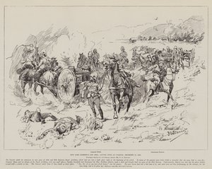 Como o filho de Lord Roberts caiu, salvando armas em Colenso, 15 de dezembro de 1899