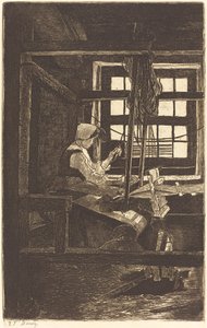 Weaver (La Tisserande) de François Bonvin