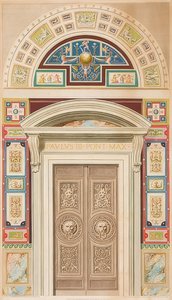 Loggia I porta, moldura e moldura