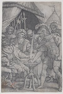Mucius Scaevola e Porsenna, de Roman Heroes, 1535., 1535 de Georg Pencz