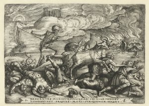 Triunfo da Morte Seis Triunfos de Petrarca (título da série) de Georg Pencz