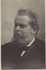 Giosue Carducci (1835-1907), poeta italiano ganhador do Prêmio Nobel de Italian Photographer