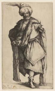 Caspar, Rei de Tarso, c.1610 (gravura em papel)