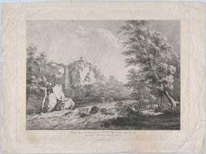 Bétula arrancada por uma tempestade, 1809. de Jean Jacques de Boissieu