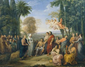 Klopstock entre os poetas de Elysium