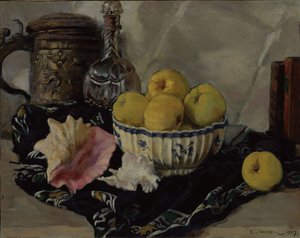 Ainda vida. Casca e maçãs, 1917