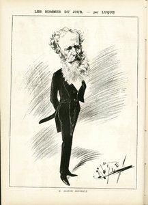 Ilustração de Manuel Luque (1854-1919) em La Caricature (1880) de Manuel Luque