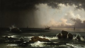 Cena Costeira com Naufrágio, 1863