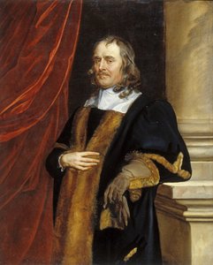 Retrato de P. Lenéve, vereador de Norwich, 1656-8 (oncanvas de óleo)