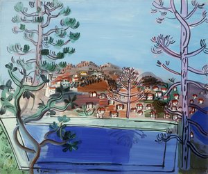 A Pool at Golfe Juan; Le Reservoir a Golfe Juan de Raoul Dufy