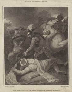 Sir Thomas Arundell tomando o padrão dos turcos de Robert Smirke