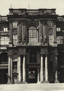 Berlim: O Palácio Real, Parte da Corte Interna (foto a p/b)