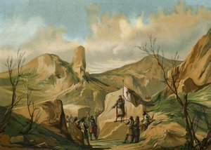 Pelágio das Astúrias em Covadonga, Espanha, c722