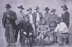 Prisioneiros em Pietersburg Gaol, Natal de Unknown photographer