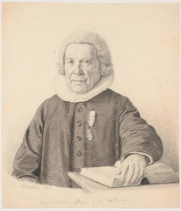 Pastor "Seyer Malling Beyer i sit 94de Aar" de Wilhelm Marstrand