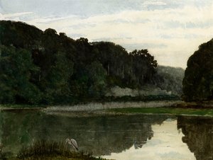 Paisagem com garça, 1868