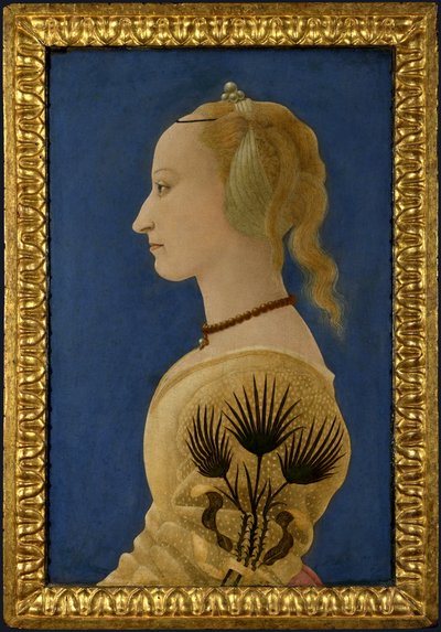 Retrato de uma senhora de Alesso Baldovinetti