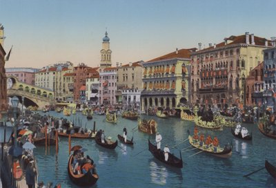 Venezia, Regate sul Canal Grande (foto colorida) de Italian Photographer