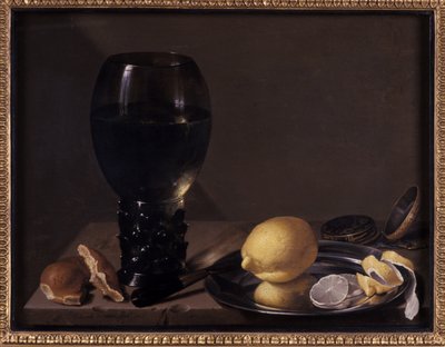 Ainda vida com copo de vinho, 1628 de Jan Davidsz de Heem