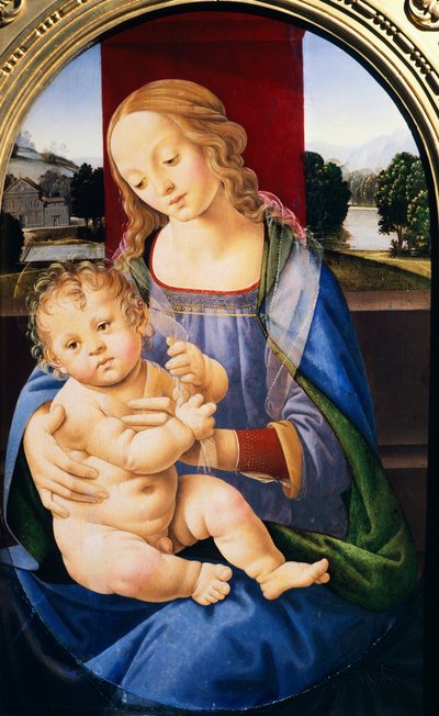 Virgem e Criança (pintura) de Lorenzo di Credi