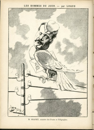 Ilustração de Manuel Luque (1854-1919) em La Caricature (1880) de Manuel Luque