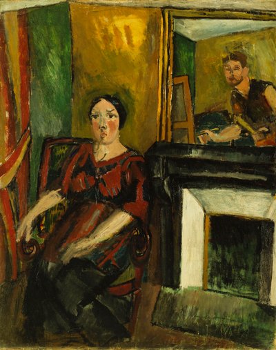 O pintor e o seu modelo; Le Peintre et son Modele de Raoul Dufy