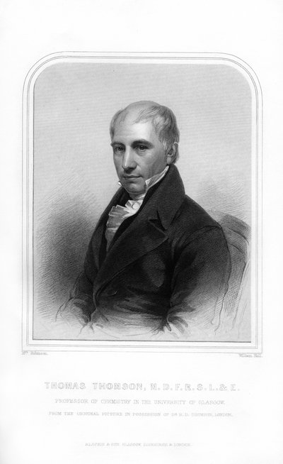 Thomas Thomson, químico escocês, 1870. de William Holl